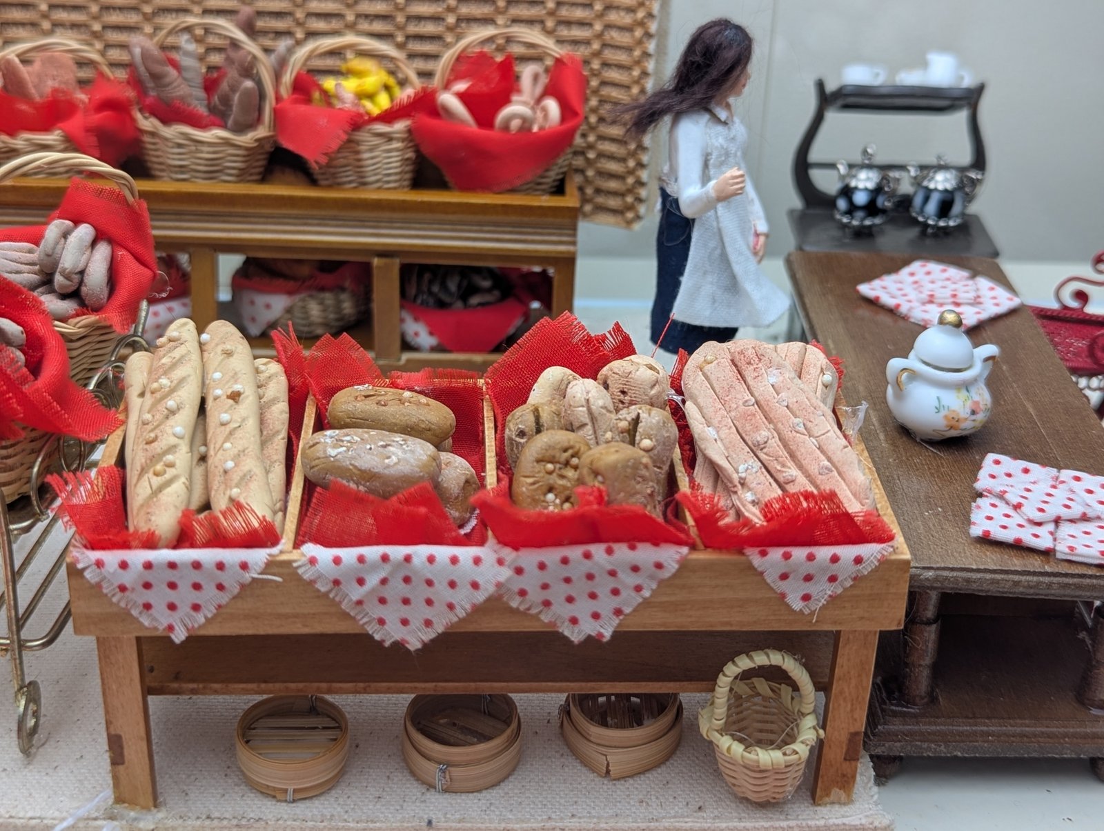 Modern Bakery diorama, based on memories of Shiraz, Iran, by Niccu Tafarrodi