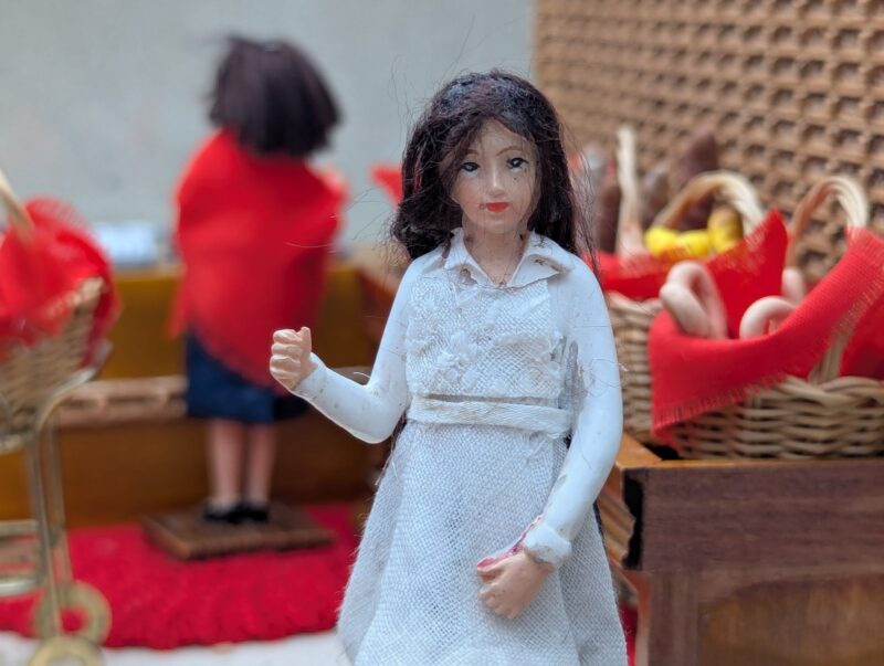 Modern Bakery diorama, based on memories of Shiraz, Iran, by Niccu Tafarrodi
