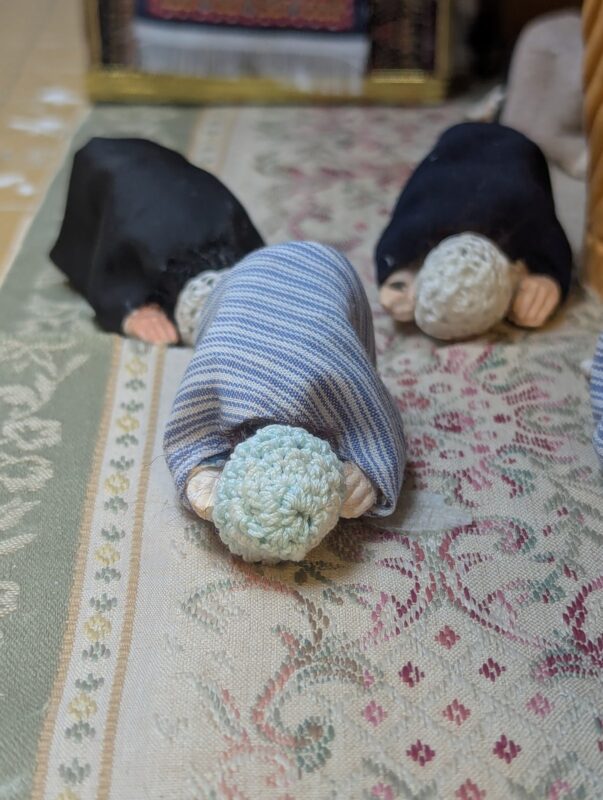 The Persian Mosque, a miniature diaorama by Niccu Tafarrodi, based on her childhood memories of Shiraz, Iran