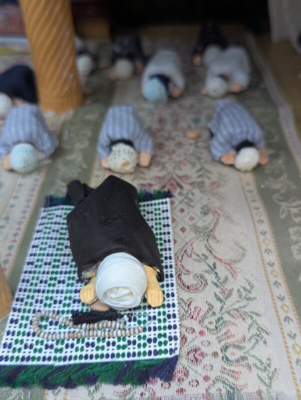 The Persian Mosque, a miniature diaorama by Niccu Tafarrodi, based on her childhood memories of Shiraz, Iran