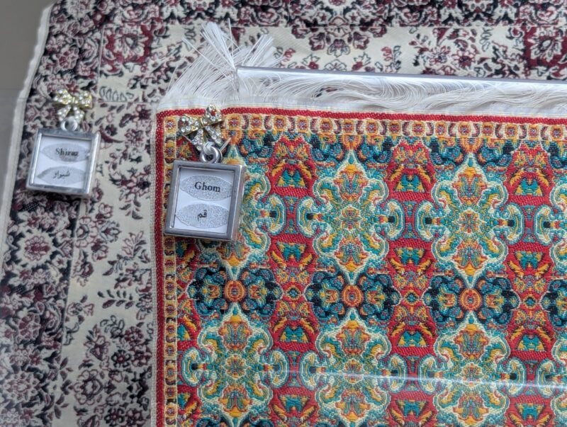 Persian Rugs, Gabbeh & Kilims, a diorama based on childhood memories of Shiraz, Iran, by Niccu Tafarrodi