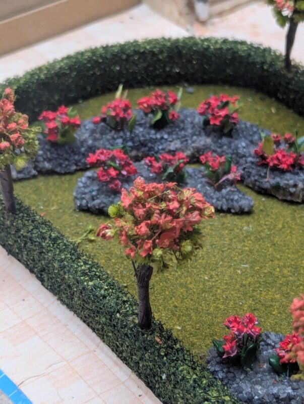 Tomb of Saadi, a diorama based on childhood memories of Shiraz, Iran, by Niccu Tafarrodi