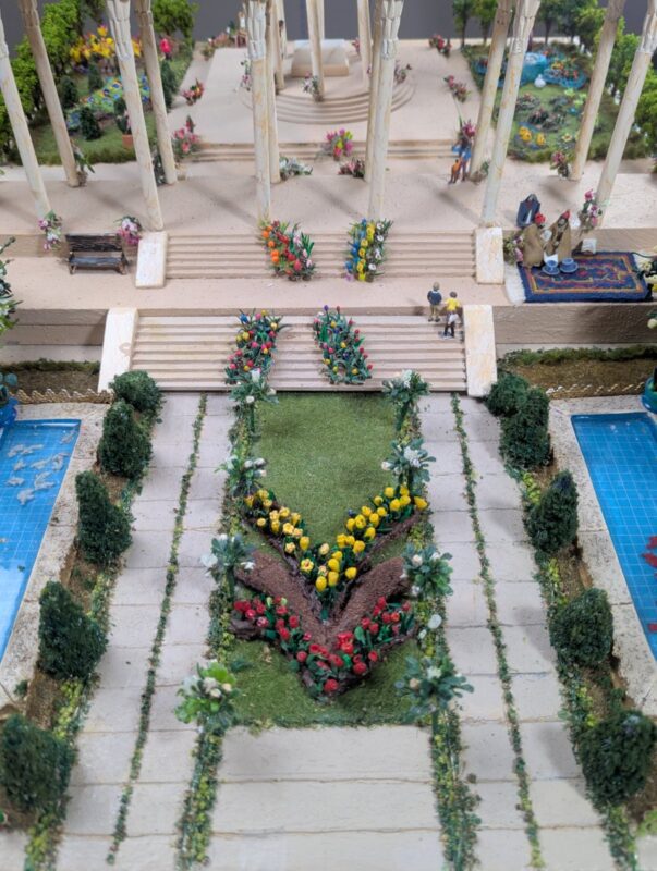 tomb or mausoleum of persian poet Hafez_hafiz_shiraz_iran_diorama_by_niccu_tafarrodi_rememberingpersia.com_