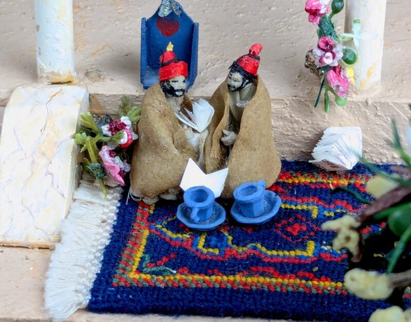 tomb or mausoleum of persian poet Hafez_hafiz_shiraz_iran_diorama_by_niccu_tafarrodi_rememberingpersia.com_