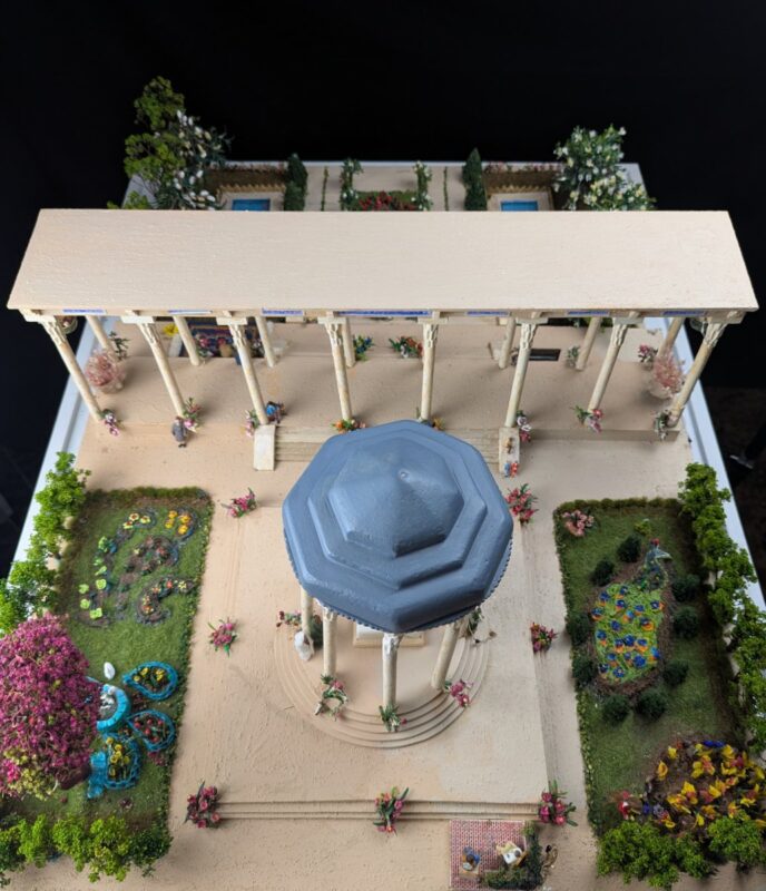 tomb or mausoleum of persian poet Hafez_hafiz_shiraz_iran_diorama_by_niccu_tafarrodi_rememberingpersia.com_